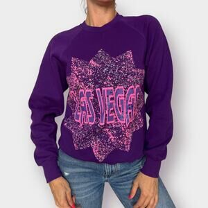 90s Lee‎ Purple Vegas Sweatshirt